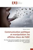 Communication politique et manipulation: les affiches chocs de l'UDC
