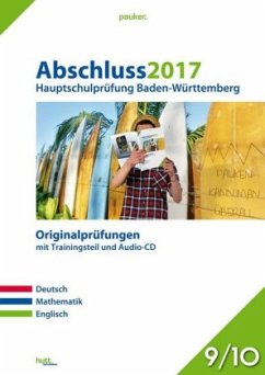 Abschluss 2017 - Hauptschulprüfung Baden-Württemberg, m. Audio-CD