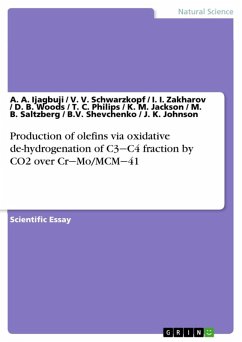 Production of olefins via oxidative de-hydrogenation of C3¿C4 fraction by CO2 over Cr¿Mo/MCM¿41 (eBook, ePUB)