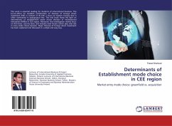 Determinants of Establishment mode choice in CEE region