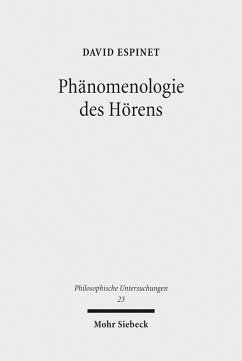 Phänomenologie des Hörens (eBook, PDF) - Espinet, David