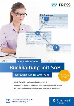 Buchhaltung mit SAP: Der Grundkurs für Anwender (eBook, ePUB) - Psenner, Ana Carla