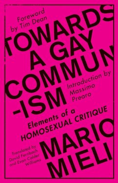 Towards a Gay Communism - Mieli, Mario