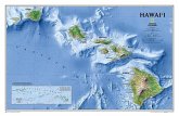 National Geographic Hawaii Wall Map (34.75 X 22.75 In)