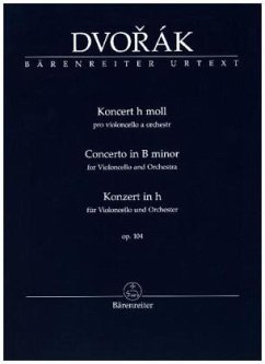 Konzert für Violoncello h-Moll op. 104, Studienpartitur - Dvorak, Antonin