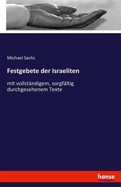 Festgebete der Israeliten