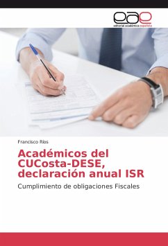 Académicos del CUCosta-DESE, declaración anual ISR - Ríos, Francisco