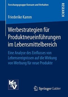 Werbestrategien für Produktneueinführungen im Lebensmittelbereich - Kamm, Friederike
