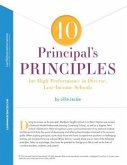 10 Principal's Principles for High Performance in Diverse, Low-Income Schools Quick Reference Guide