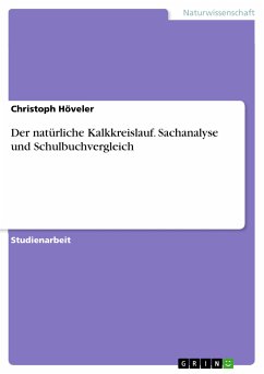 Der natürliche Kalkkreislauf. Sachanalyse und Schulbuchvergleich (eBook, ePUB) - Höveler, Christoph