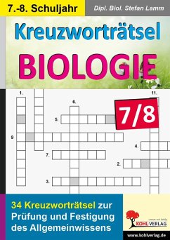 Kreuzworträtsel Biologie / Klasse 7-8 (eBook, PDF) - Lamm, Stefan