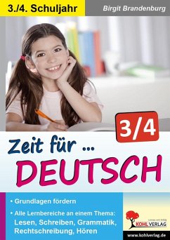 Zeit für Deutsch / Klasse 3-4 (eBook, PDF) - Brandenburg, Birgit