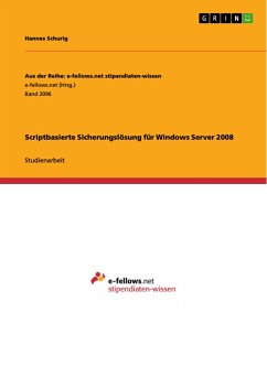 Scriptbasierte Sicherungslösung für Windows Server 2008