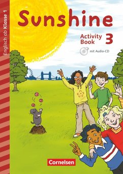 Sunshine - Early Start Edition 3. Schuljahr - Nordrhein-Westfalen - Activity Book mit Audio-CD, Minibildkarten und Faltbox - Schröder, Caroline;Beattie, Tanja;Kerler, Nadine