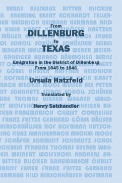 Cover From Dillenburg to Texas
