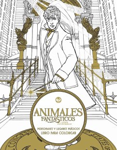 Animales fantásticos y dónde encontrarlos: personajes y lugares mágicos. Libro para colorear