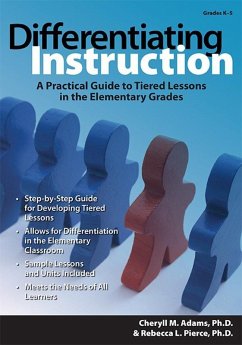 Differentiating Instruction (eBook, ePUB) - Adams, Cheryll; Pierce, Rebecca