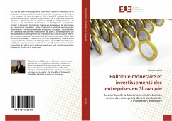 Politique monétaire et investissements des entreprises en Slovaquie - Lacová, Zaneta