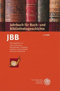 Jahrbuch für Buch- und Bibliotheksgeschichte 1   2016