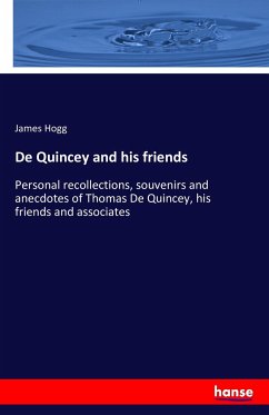 Cover De Quincey and his friends