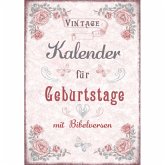 Vintage - Kalender für Geburtstage