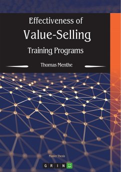 Effectiveness of Value-Selling Training Programs (eBook, PDF) - Menthe, Thomas