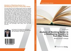 Analysis of Banking Sector in a Developing Country in Post-War Times