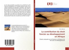 La contribution du droit foncier au développement en Afrique - Baba Sy, Binta