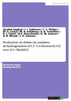 Production of olefins via oxidative de-hydrogenation of C3¿C4 fraction by O2 over (Cr¿Mo)SiO2 (eBook, ePUB)