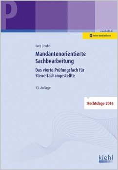 Mandantenorientierte Sachbearbeitung - Kotz, Helmut; Hubo, Dorothee