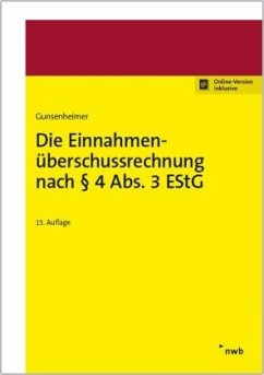 Cover Die Einnahmenüberschussrechnung nach § 4 Abs. 3 EStG