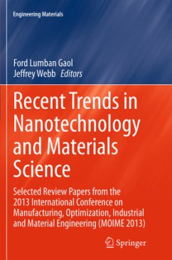 Recent Trends in Nanotechnology and Materials Science