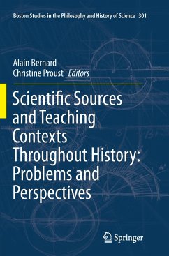 Scientific Sources and Teaching Contexts Throughout History: Problems and Perspectives