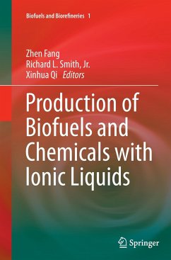 Production of Biofuels and Chemicals with Ionic Liquids