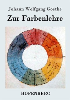 Zur Farbenlehre - Goethe, Johann Wolfgang von