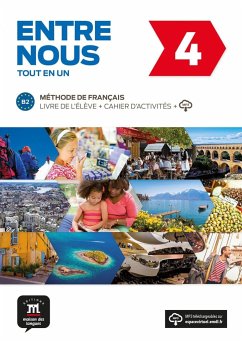 Entre nous 4 (B2). Livre de l'élève + cahier d'exercices + CD audio