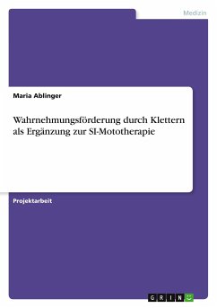 Wahrnehmungsförderung durch Klettern als Ergänzung zur SI-Mototherapie - Ablinger, Maria