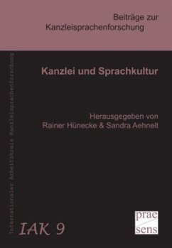 Cover Kanzlei und Sprachkultur