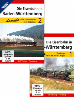 Die Eisenbahn in Baden-Württemberg damals - Teil 1 und Teil 2 im Paket, 2 DVD