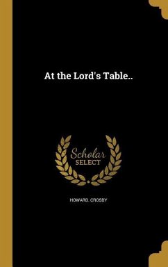Cover At the Lord's Table..