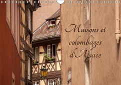 Maisons et colombages d'Alsace (Calendrier mural Calendrier perpétuel DIN A4 horizontal)