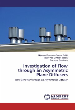 Investigation of Flow through an Asymmetric Plane Diffusers