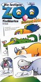 Die lustigen Zoo-Tischkarten Bastelbogen