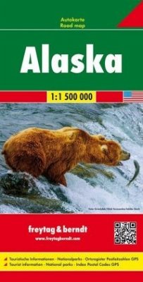 Freytag & Berndt Auto + Freizeitkarte Alaska 1:1.500.000