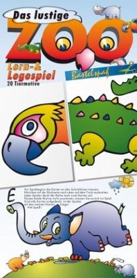 Das lustige Zoo Lern- und Legespiel Bastelbogen