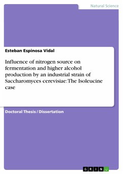Influence of nitrogen source on fermentation and higher alcohol production by an industrial strain of Saccharomyces cerevisiae: The Isoleucine case