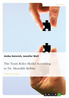 The Team Roles Model According to Dr. Meredith Belbin - Heinrich, Anika;Wall, Jennifer