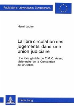 Cover La libre circulation des jugements dans une union judiciaire