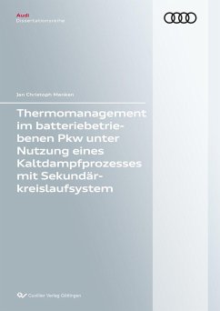 Thermomanagement im batteriebetriebenen Pkw unter Nutzung eines Kaltdampfprozesses mit Sekundärkreislaufsystem - Menken, Jan Christoph