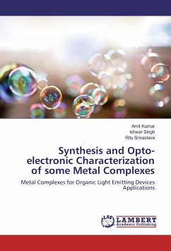 Synthesis and Opto-electronic Characterization of some Metal Complexes - Kumar, Amit;Singh, Ishwar;Srivastava, Ritu